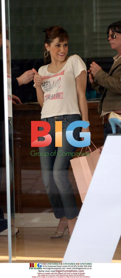 Brittany Murphy on set of new film