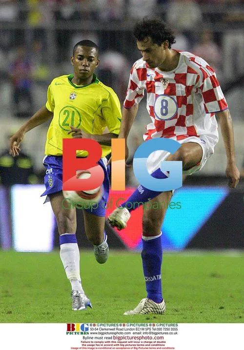 Brazil and Croatia Players Compete in World Cup Warm-up Match