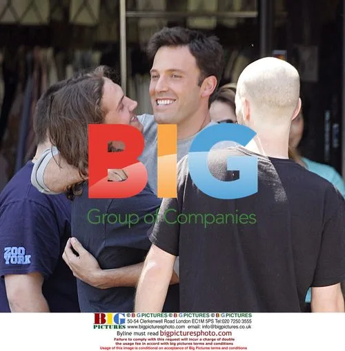 Ben Affleck Shoots TV Commercial in LA