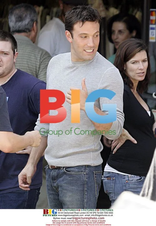 Ben Affleck on Set of TV Commercial