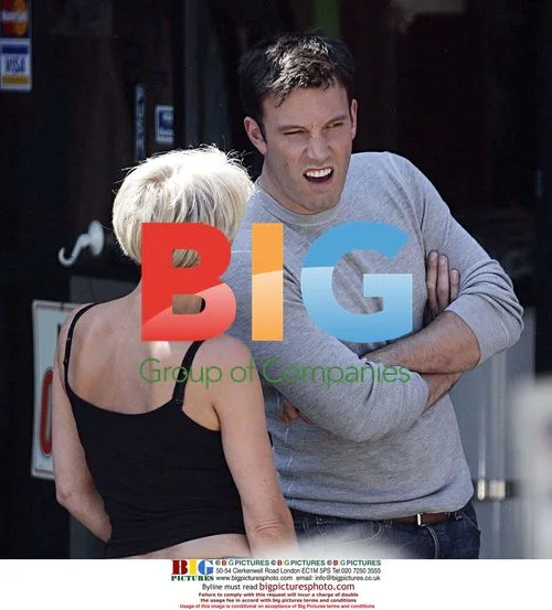Ben Affleck Shoots TV Commercial in LA