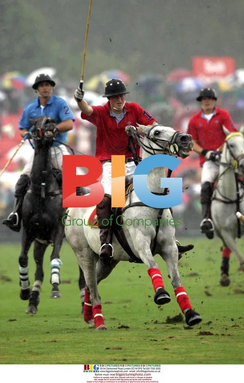 Prince Harry at Polo Cartier International Day