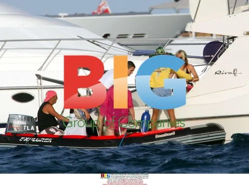 Nicole Appleton and friends in St Tropez