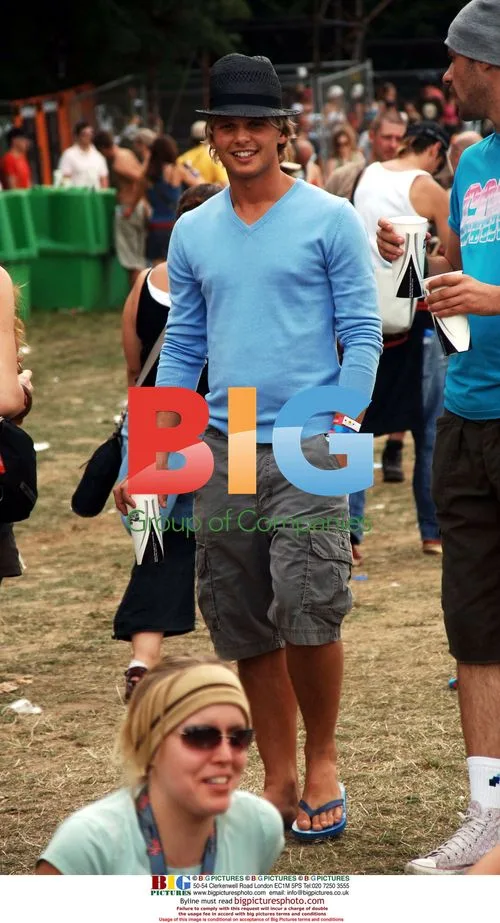 Jeff Brazier at V Festival
