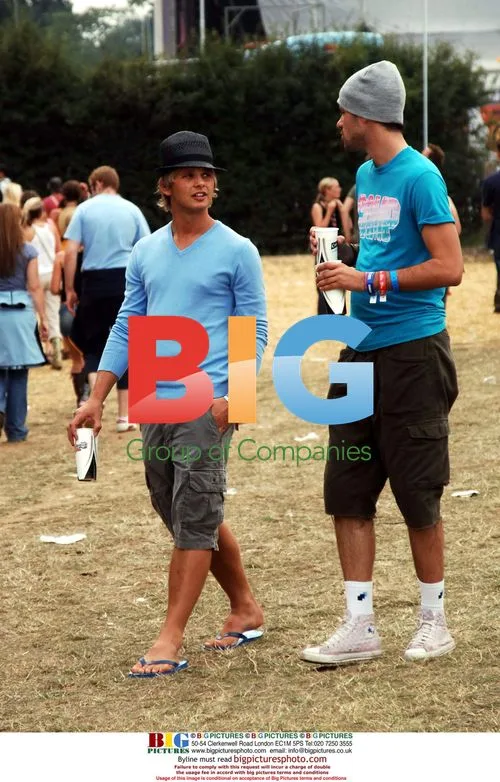 Jeff Brazier at V festival in Chelmsford
