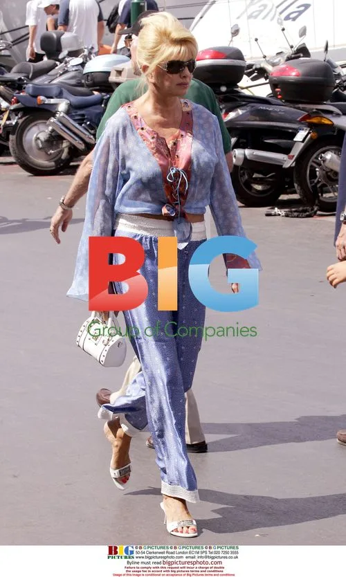 Ivana Trump with Boyfriend in St. Tropez