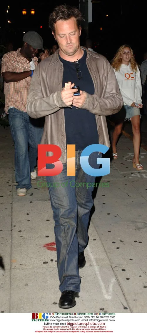 Matthew Perry at Cabana Club in Hollywood