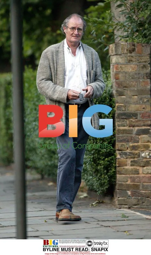 Jim Broadbent Out and About in London