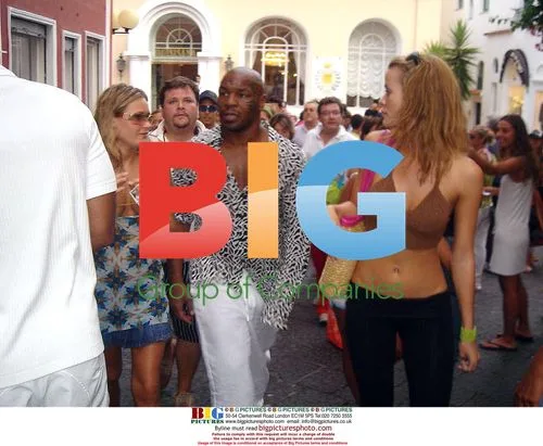 Mike Tyson on Holiday in Italy