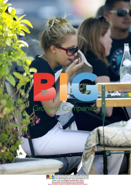 Nicole Ritchie and DJ AM lunch in West Hollywood