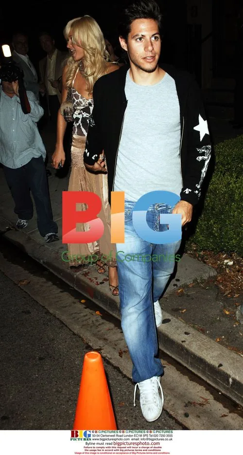 Paris Hilton Dines with Fiance at Koi