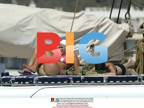 Charlotte Church and Gavin Henson on Boat