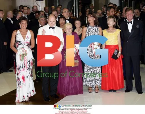 Royals at Red Cross Charity Gala in Monaco