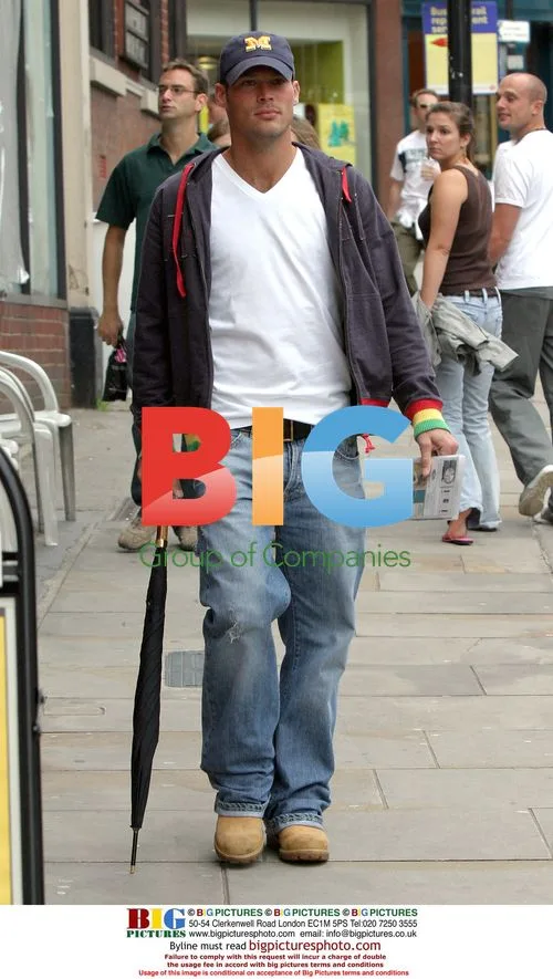 Footballer Freddie Ljungberg Strolling in London