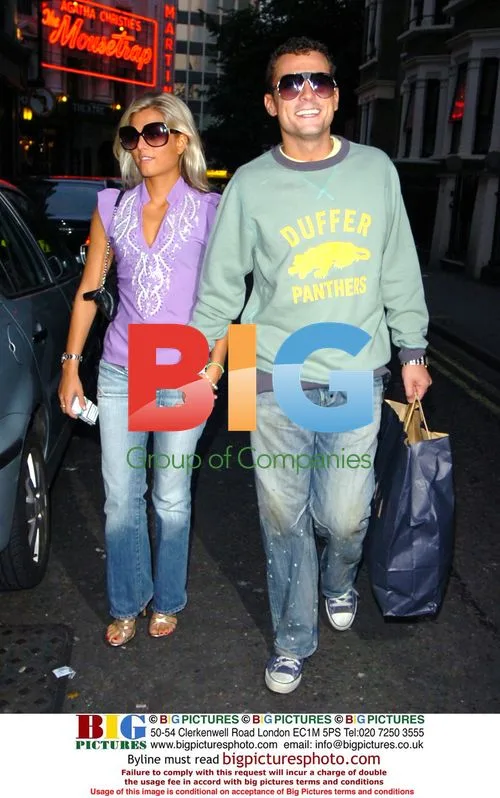 Paul Danan shopping with female companion