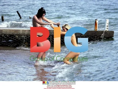 Glamour Models Sophie and Charlotte on St Lucia Pier