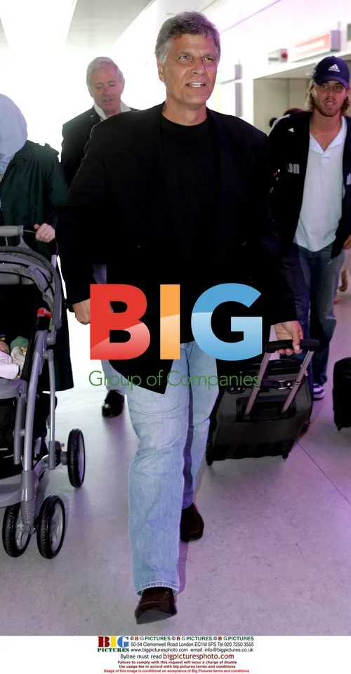 Mark Spitz Arrives at London Heathrow