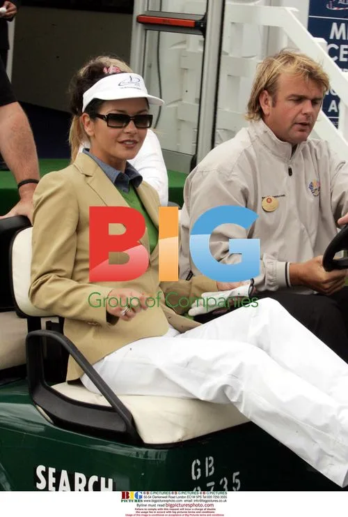 Catherine Zeta Jones at Celebrity Golf