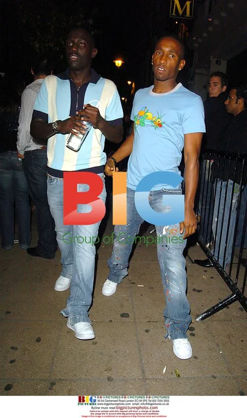Jermaine Defoe Arriving at Movida Nightclub