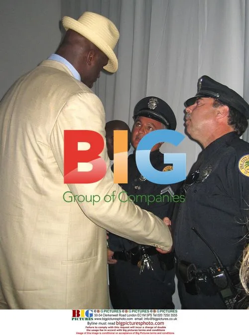 Shaquille O'Neil Backstage at MTV MVA 2005