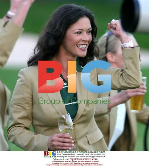 Catherine Zeta Jones Celebrates European Golf Win
