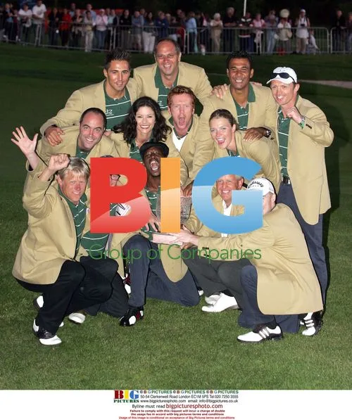 Catherine Zeta Jones Celebrating Golf Victory