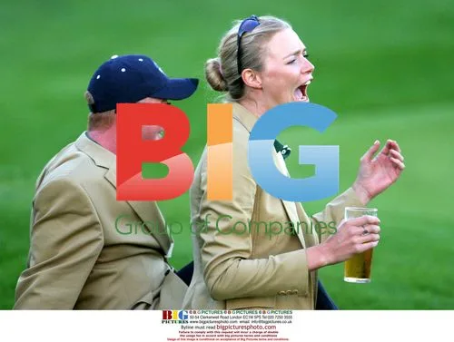 Jodie Kidd and Chris Evans Celebrate Golf Win