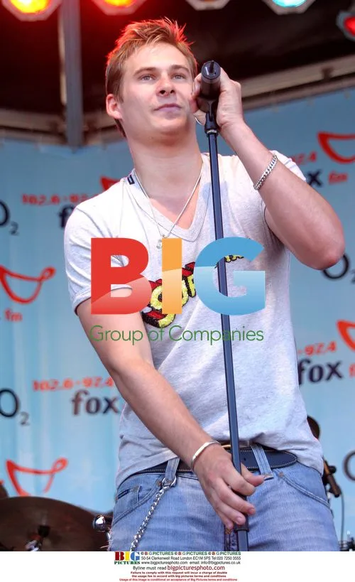 Lee Ryan and Rachel Stevens at Party In The Park
