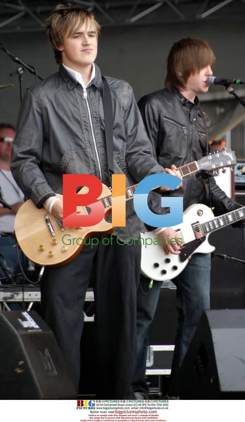 TOM and DANNY of MCFLY on stage in Liverpool
