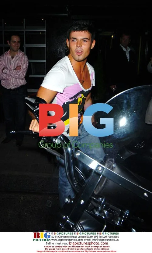 Big Brother's Anthony Hutton at Jade Goody's salon launch