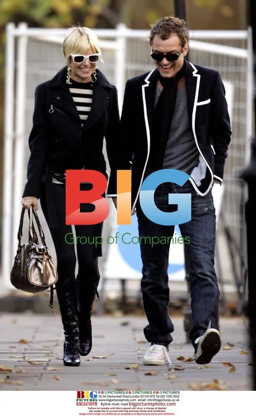 Jude Law and Sienna Miller out in London