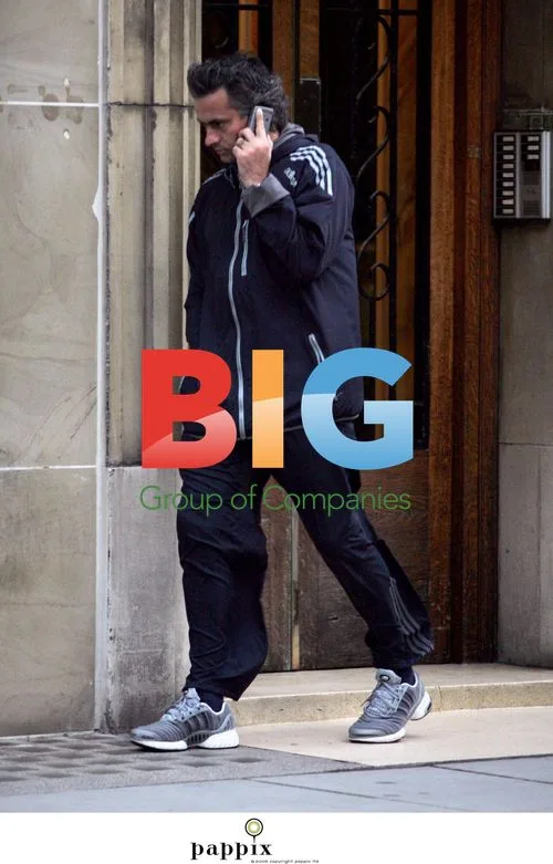 Jose Mourinho at Coutts bank