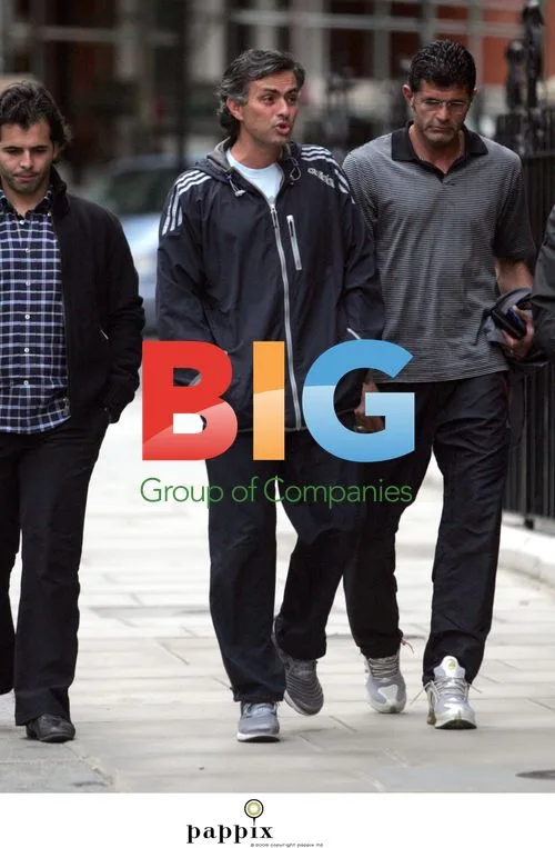 Jose Mourinho visits bank