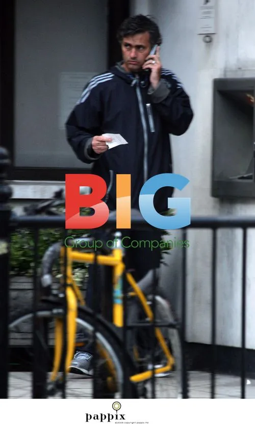 Jose Mourinho visits Coutts bank