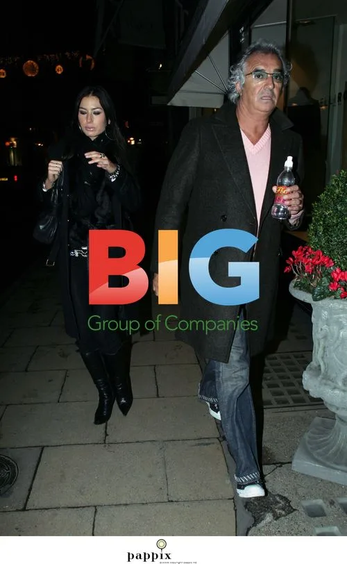 Renault F1 Boss Briatore with Mystery Woman
