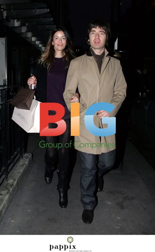 Noel Gallagher and Sara MacDonald Shopping