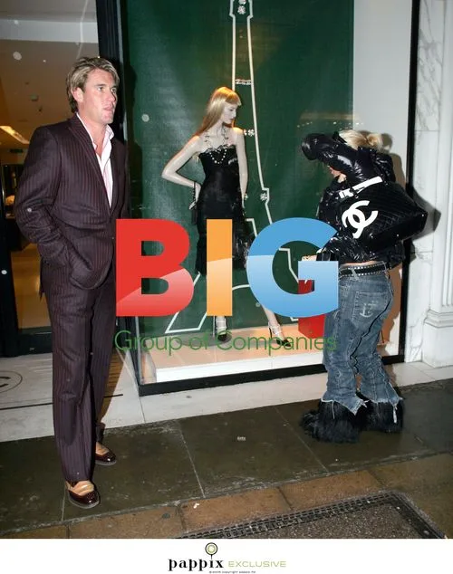 Meg Matthews and Simon Jordan Spotted Shopping