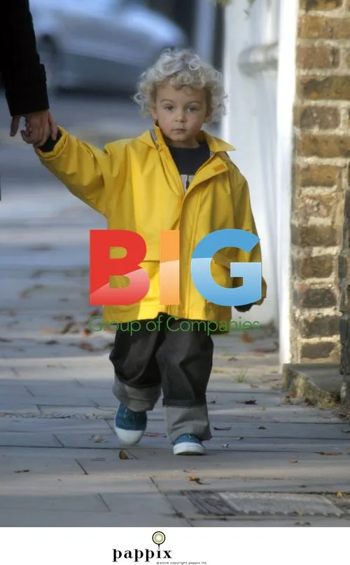 Jude Law's son Rudy with Nanny