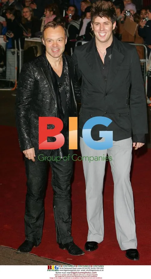 Graham Norton and Chris Seeber at King Kong Premiere