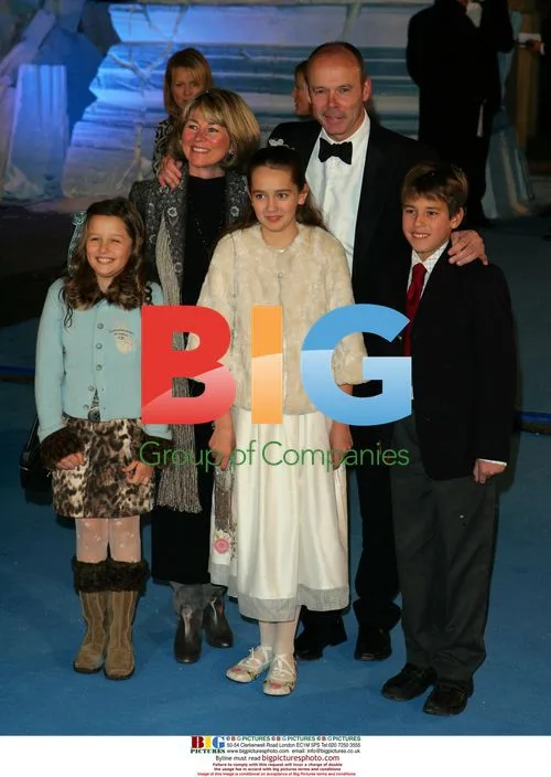 Clive Woodward and family at Narnia premiere