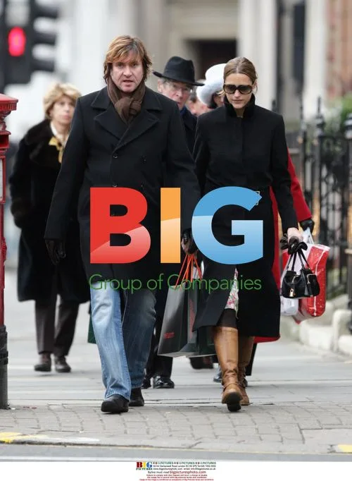 Simon Lebon and Wife Yasmeen Stroll in London