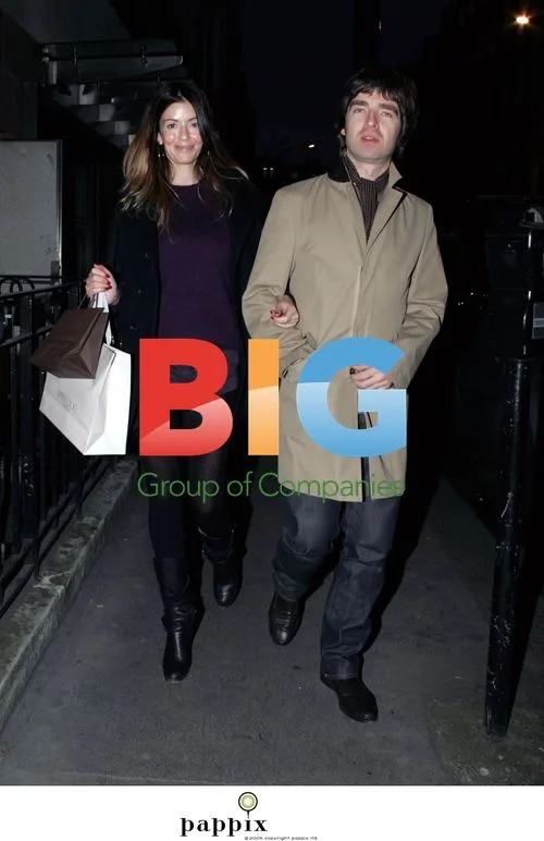 Noel Gallagher and Sara MacDonald Shopping