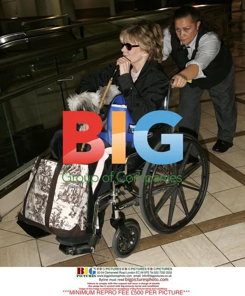 Jane Fonda Wheeled Into LAX