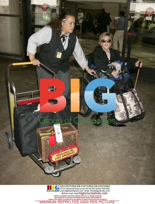 Jane Fonda Wheeled into LAX
