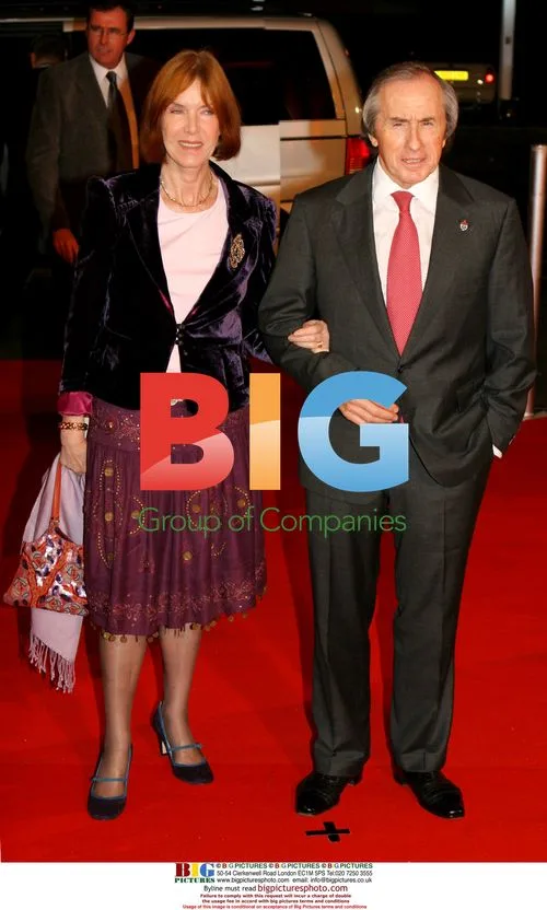 Sir Jackie Stewart and partner at BBC Sports Personality 2005
