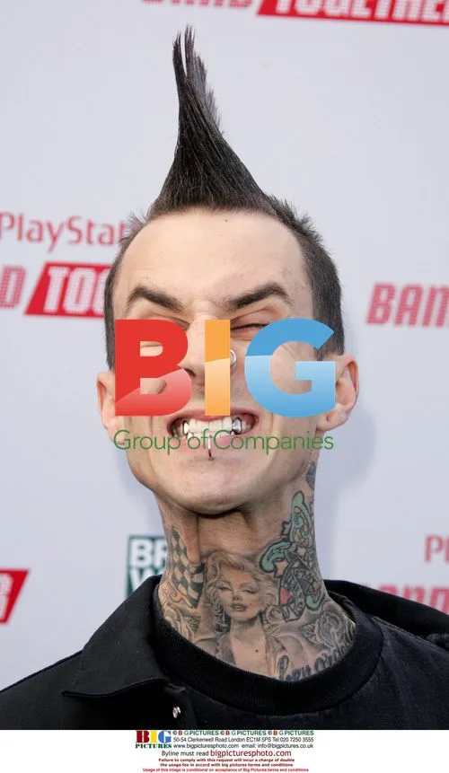 Travis Barker at Playstation event