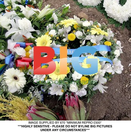 Wraggs at son's funeral after mercy killing claim