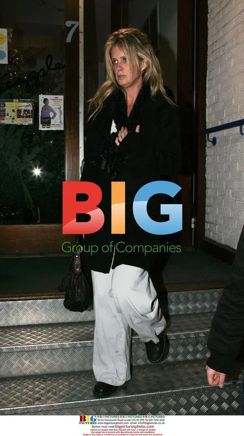 Rachel Hunter and Brendan Cole Leaving Dance Studio