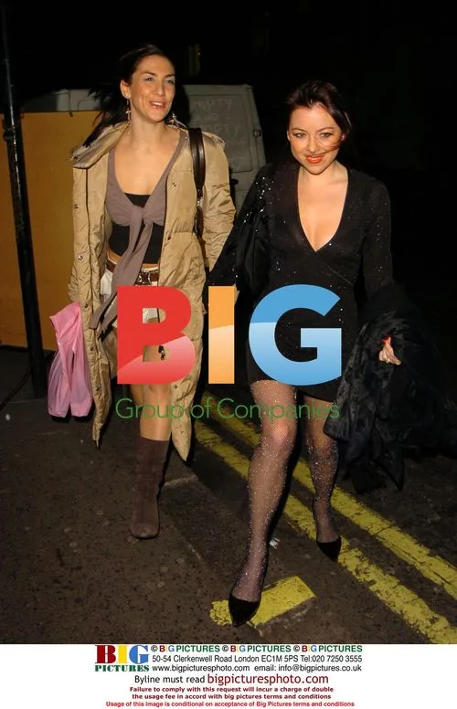 Singer Lisa Scott Lee leaving nightclub in London