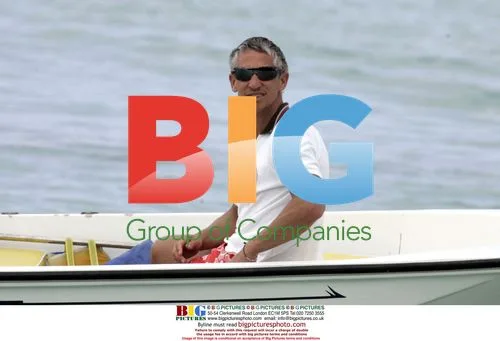 Gary Lineker Water Skiing with Son